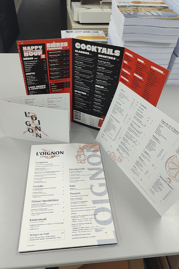 menus